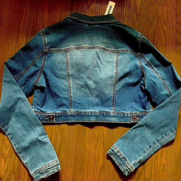 Garage Denim Crop Jacket - Picture 3 of 3